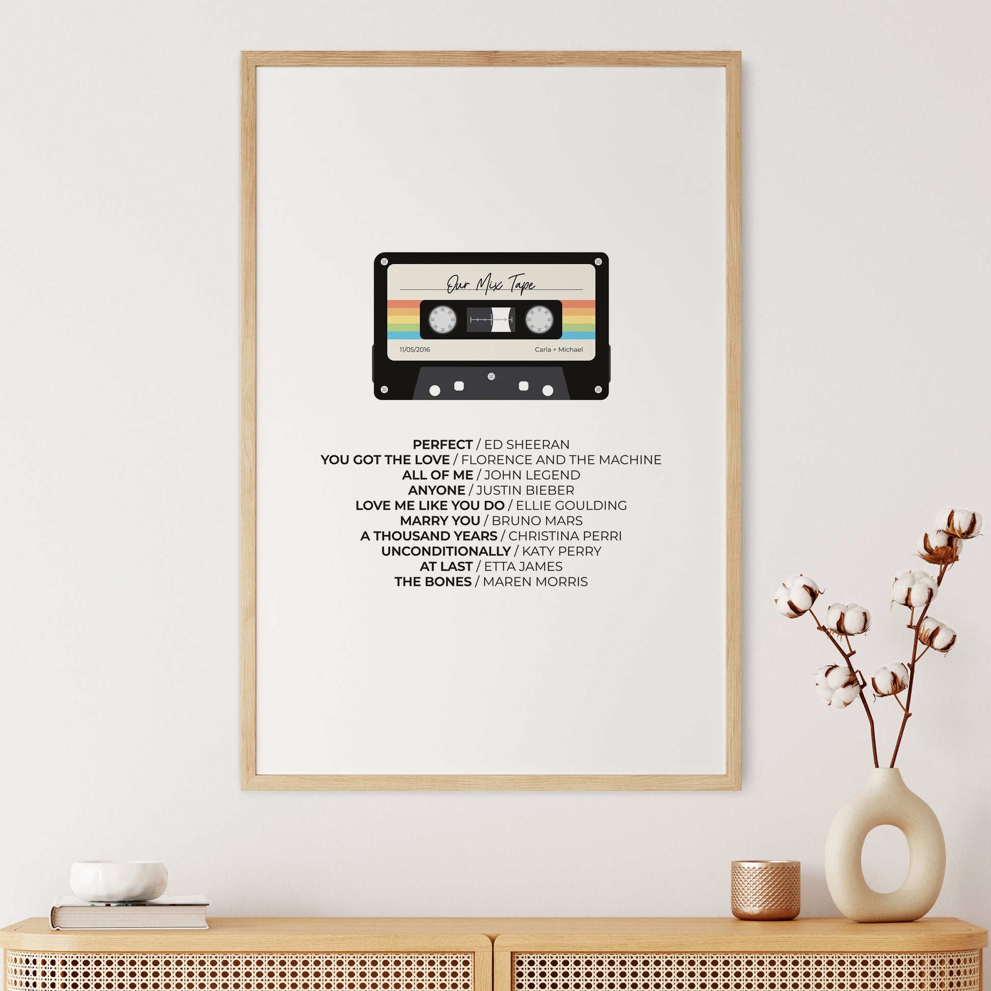 Our-Mix-Tape-Custom-Playlist-Poster-Print-Pastel-Rainbow-Portrait