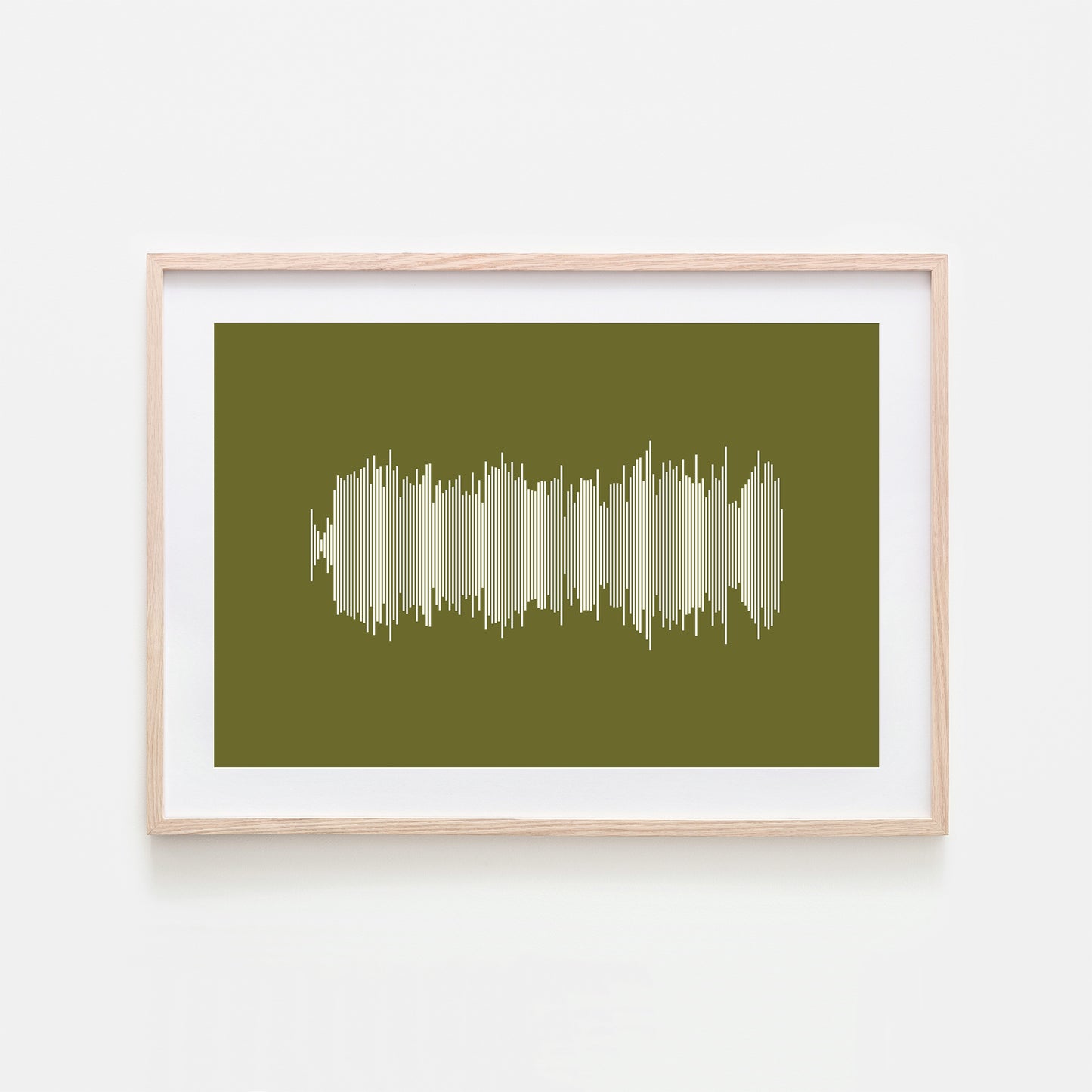Our-Soundwave-Custom-Song-Poster-Print-in-White-on-Olive