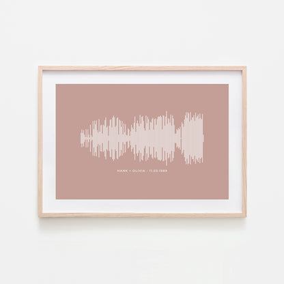 Our-Soundwave-Custom-Song-Poster-Print-in-White-on-Rose