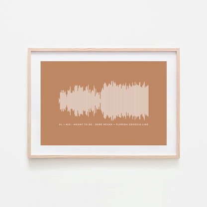 Our-Soundwave-Custom-Song-Poster-Print-in-White-on-Tan