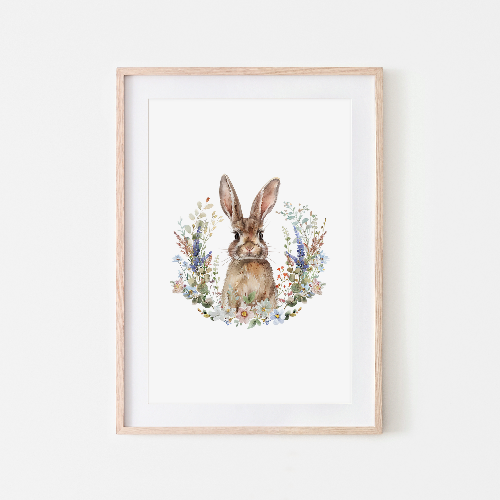 Petal-Watercolour-Bunny-Rabbit-Wall-Art-in-White