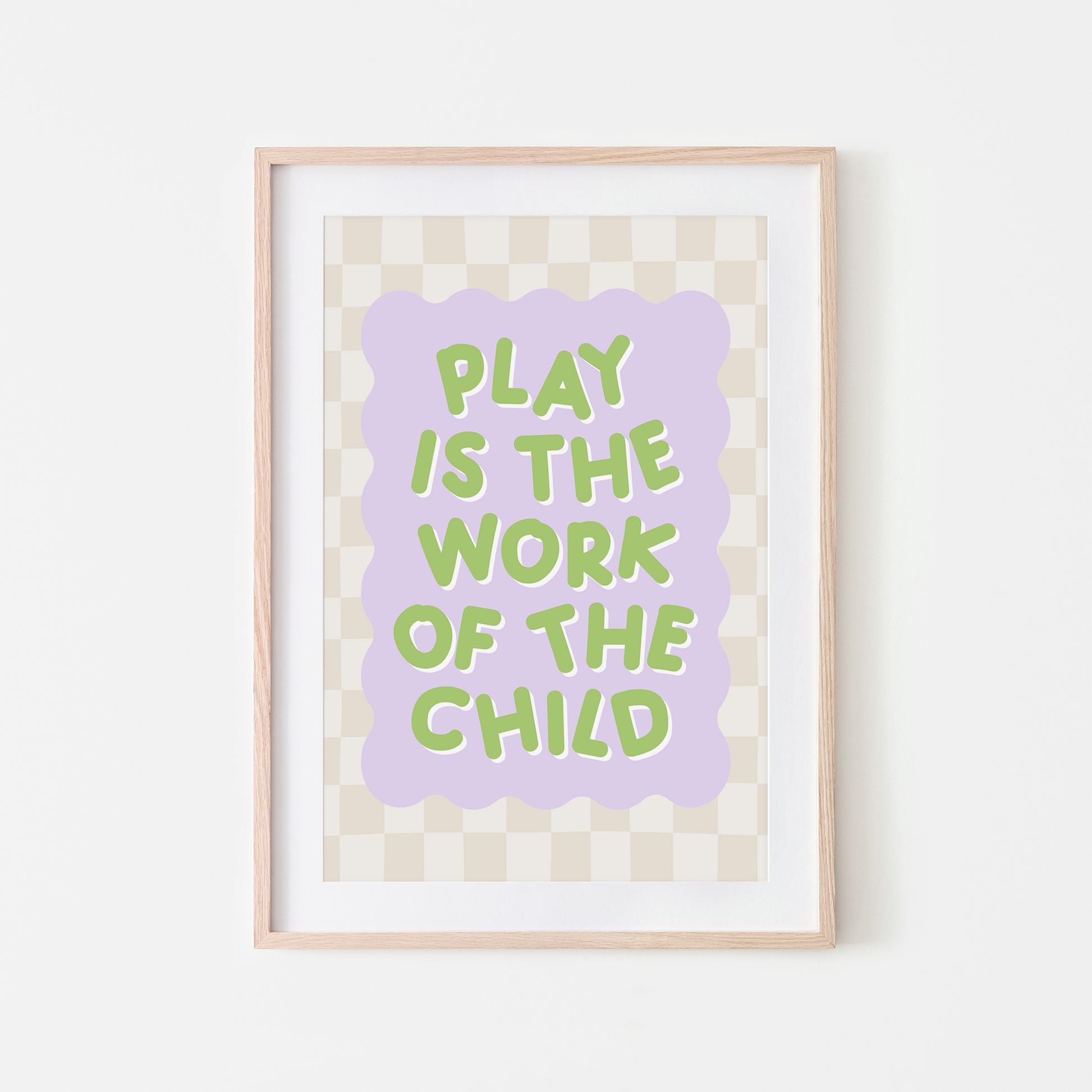Play-is-the-Work-of-the-Child-Wall-Art-Website-Apple-on-Lilac