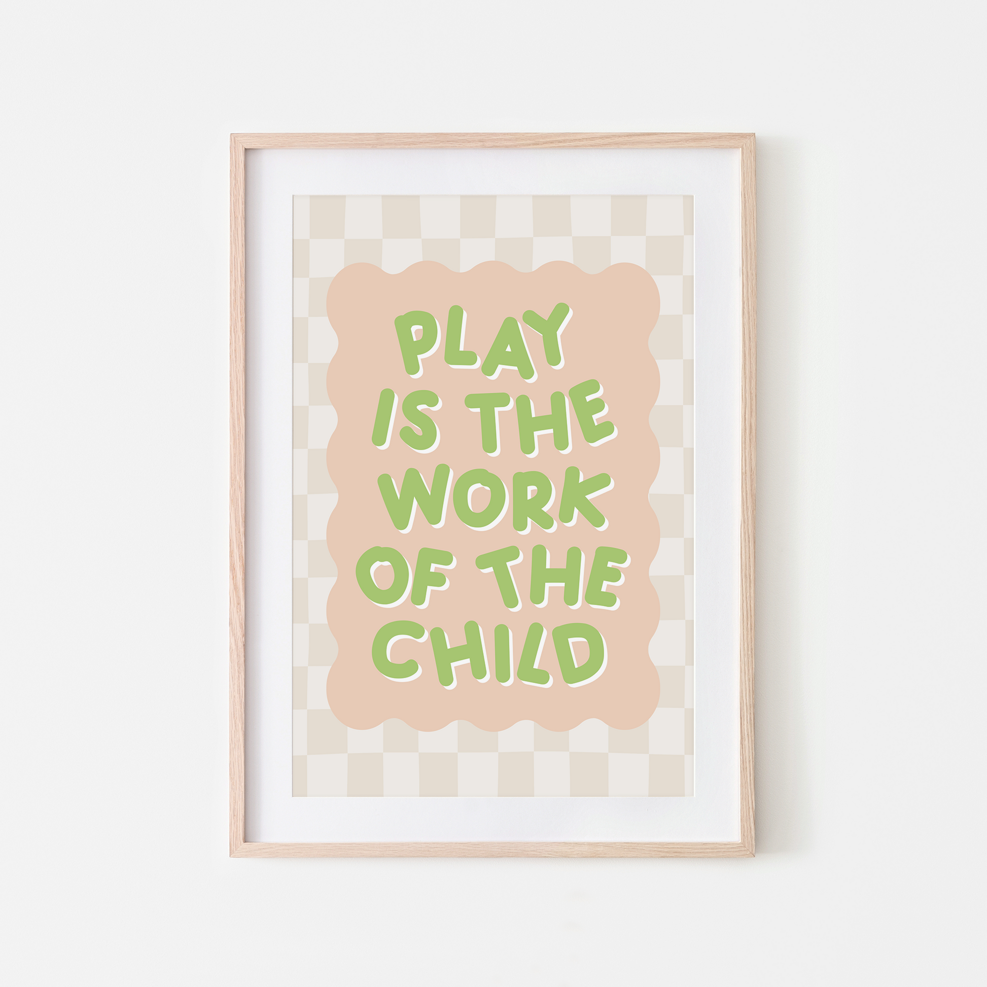 Play-is-the-Work-of-the-Child-Wall-Art-Website-Apple-on-Peach