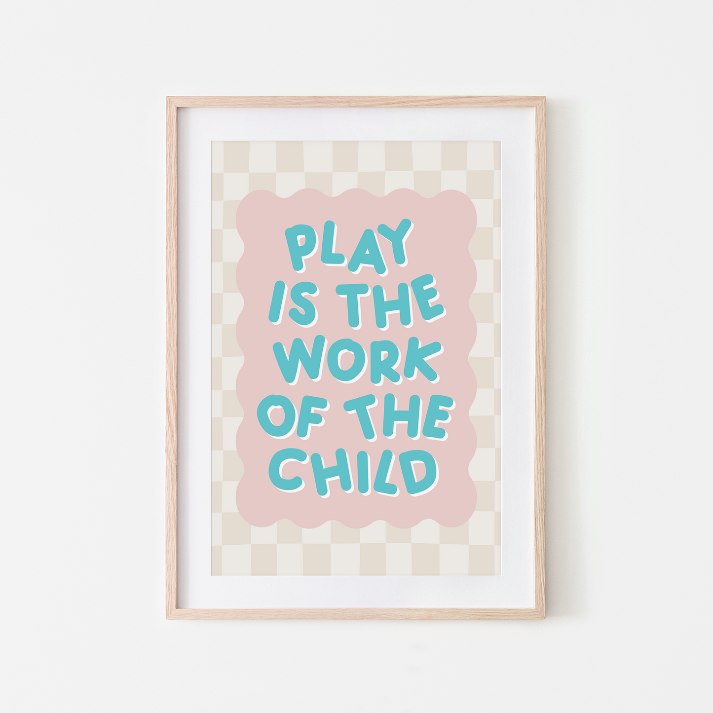 Play-is-the-Work-of-the-Child-Wall-Art-Website-Aqua-on-Carnation