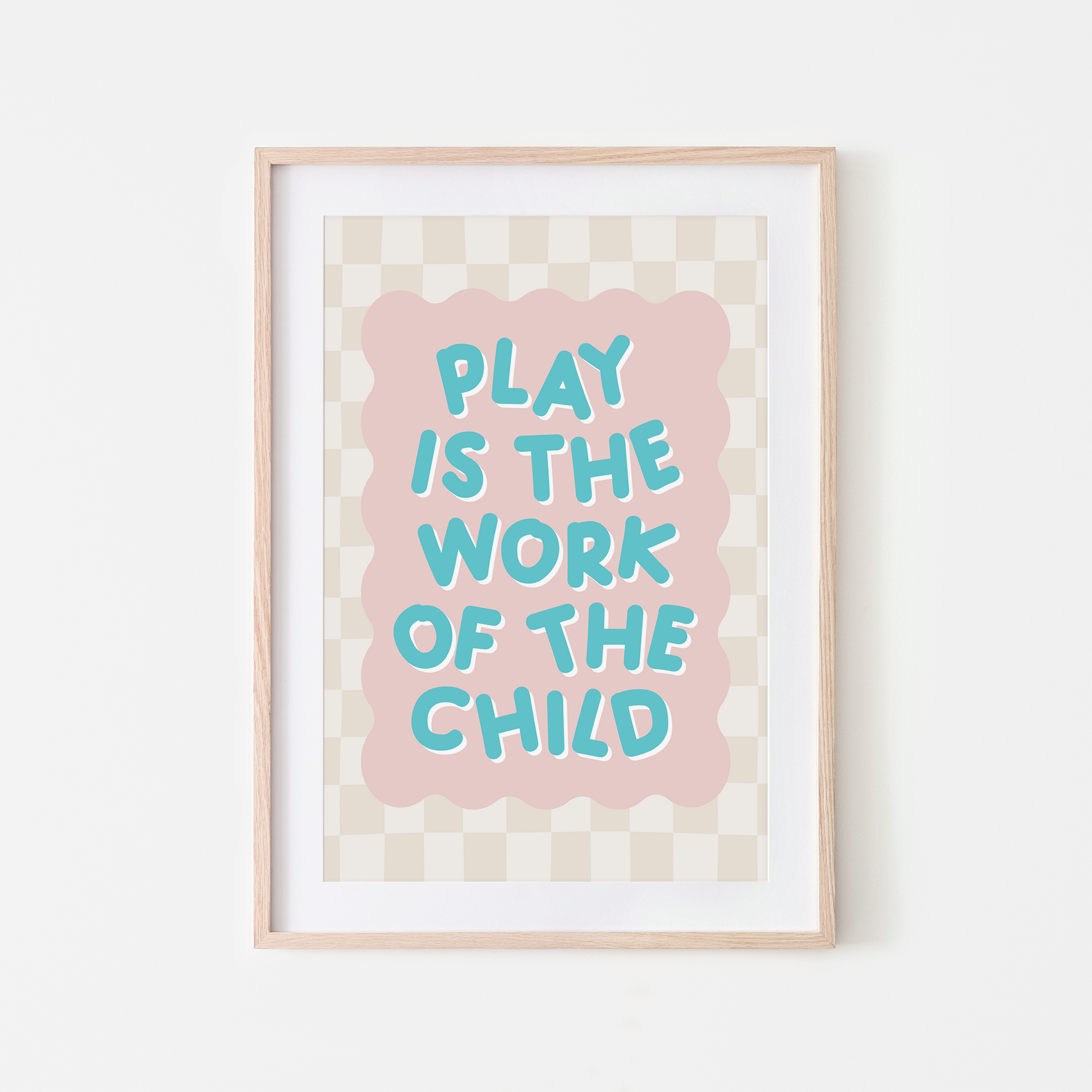 Play-is-the-Work-of-the-Child-Wall-Art-Website-Aqua-on-Carnation