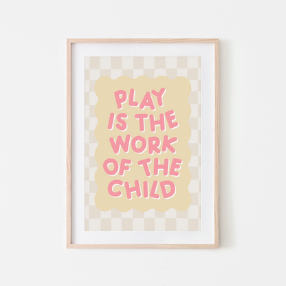 Play-is-the-Work-of-the-Child-Wall-Art-Website-Bubblegum-on-Lemon