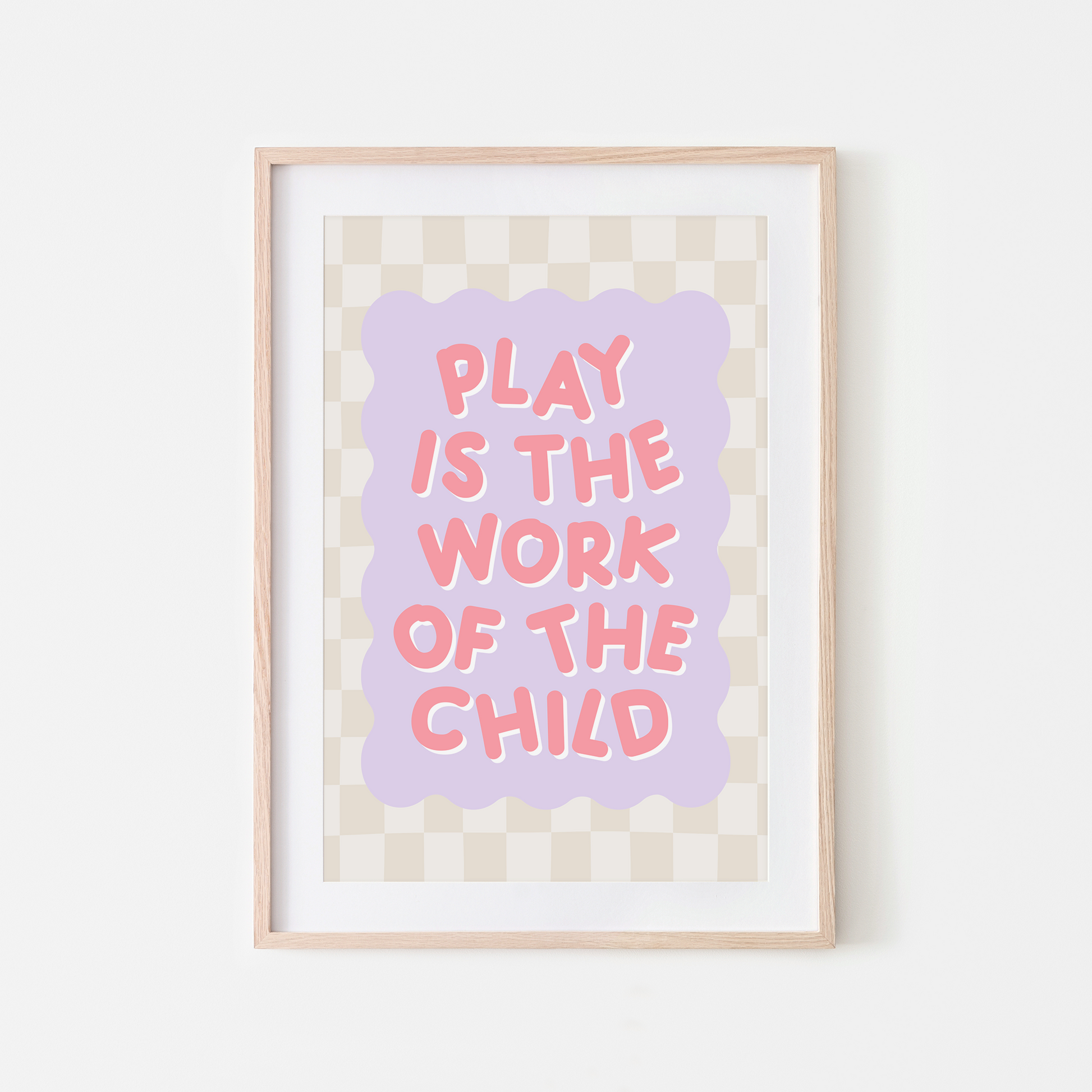 Play-is-the-Work-of-the-Child-Wall-Art-Website-Bubblegum-on-Lilac