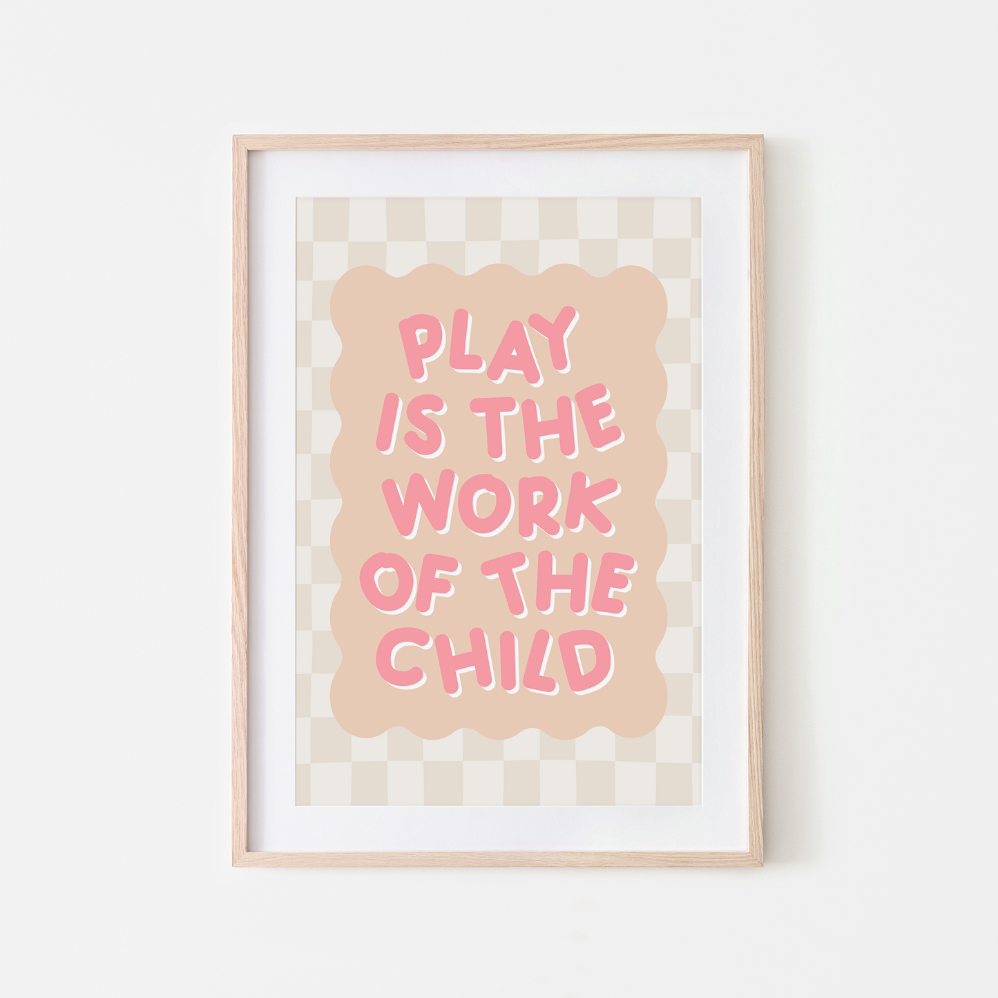 Play-is-the-Work-of-the-Child-Wall-Art-Website-Bubblegum-on-Peach