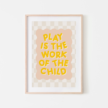 Play-is-the-Work-of-the-Child-Wall-Art-Website-Buttercup-on-Peach