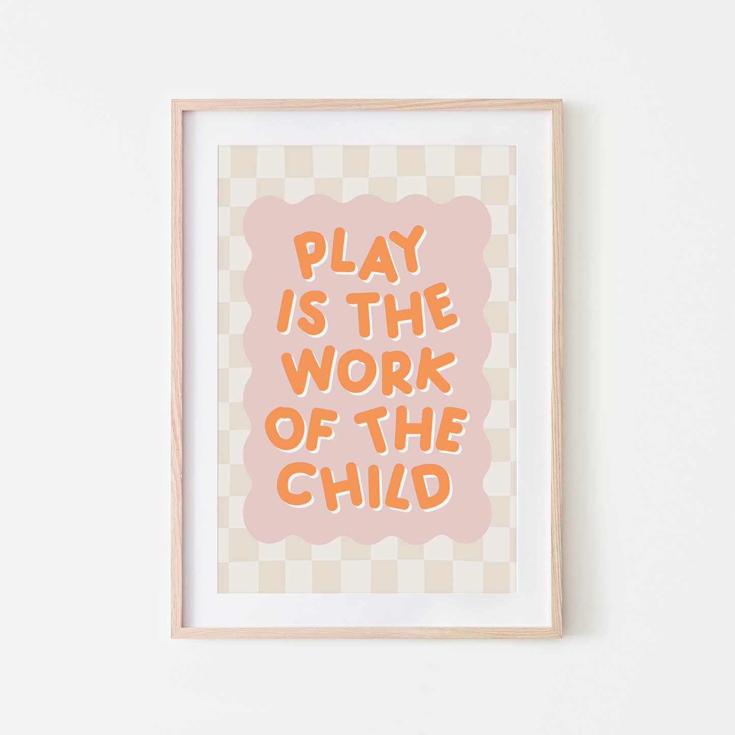 Play-is-the-Work-of-the-Child-Wall-Art-Website-Orange-on-Carnation