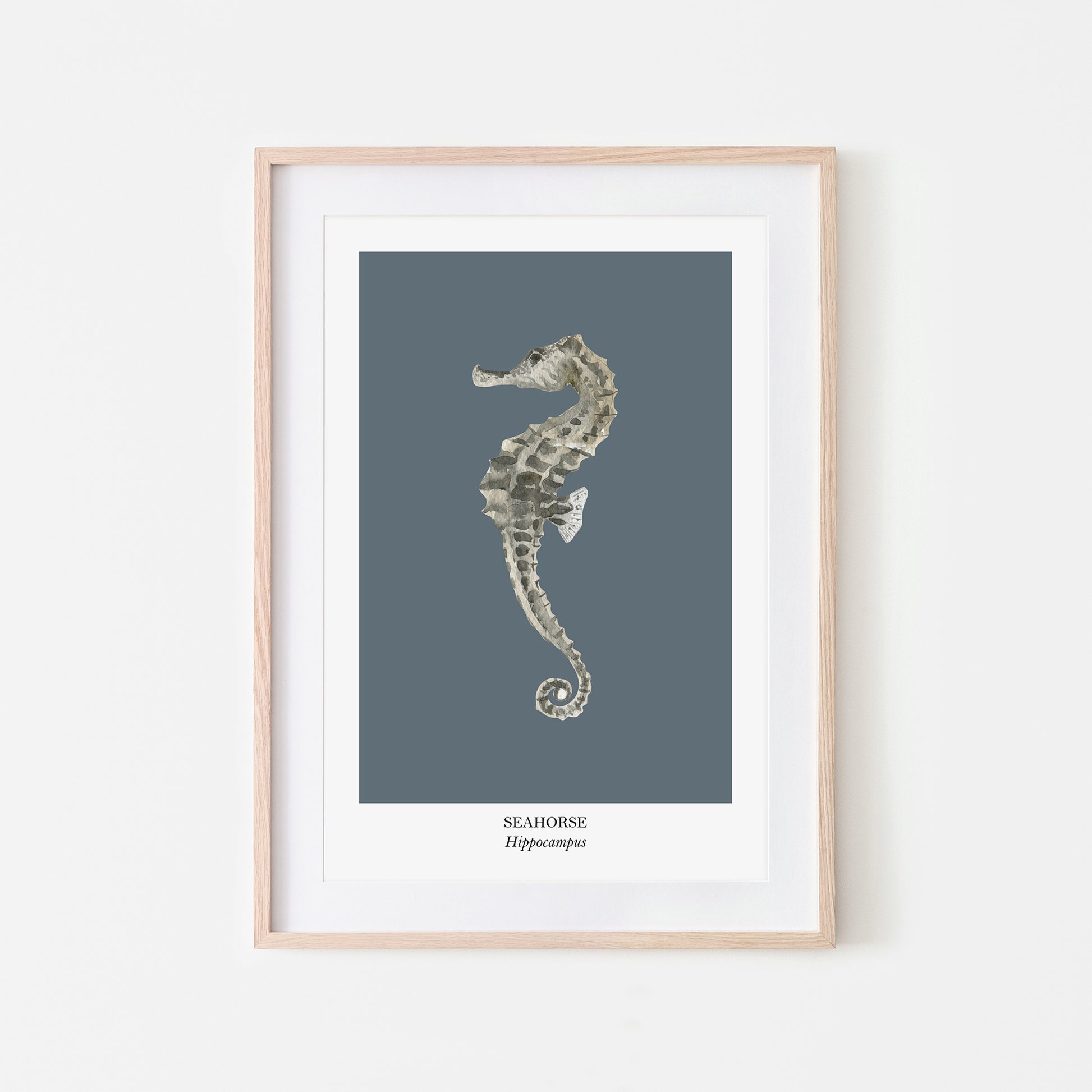 Seahorse-Watercolour-Sea-Creature-Wall-Art-in-Sky-Blue