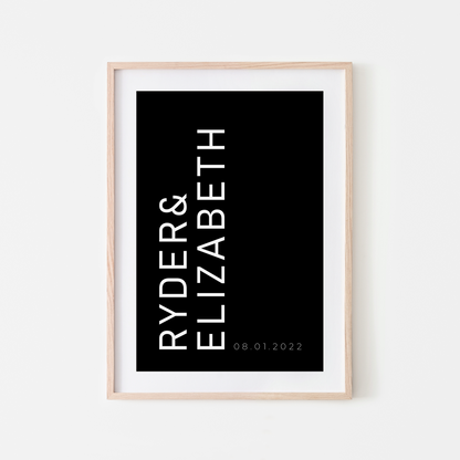 Soulmates-Serif-Custom-Couples-Print-in-White-on-Black-Sans-Serif-Style