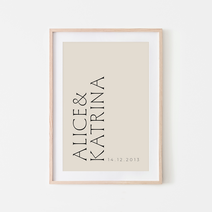 Soulmates-Serif-Custom-Couples-Print-in-Black-on-Sand-Serif-Style