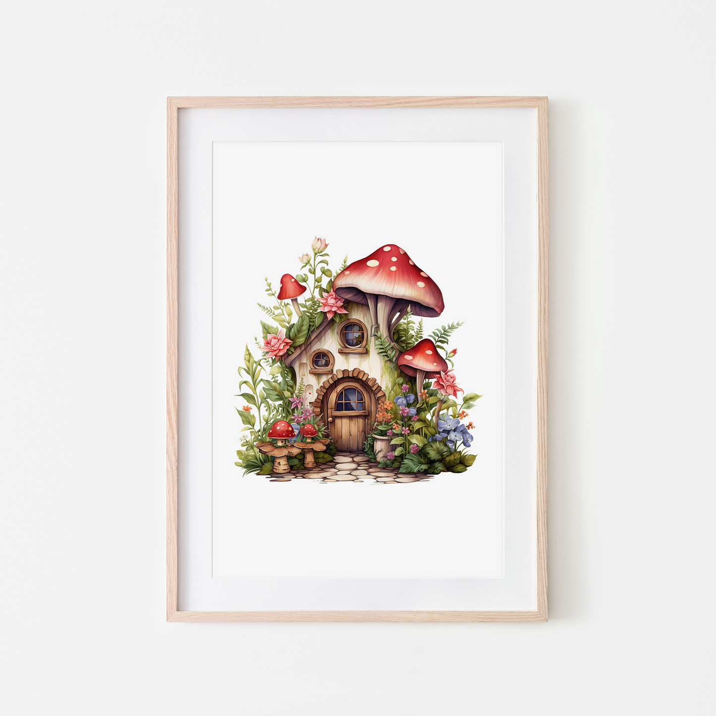 The-Mushroom-Manor-Woodland-Style-Fairy-House-in-White