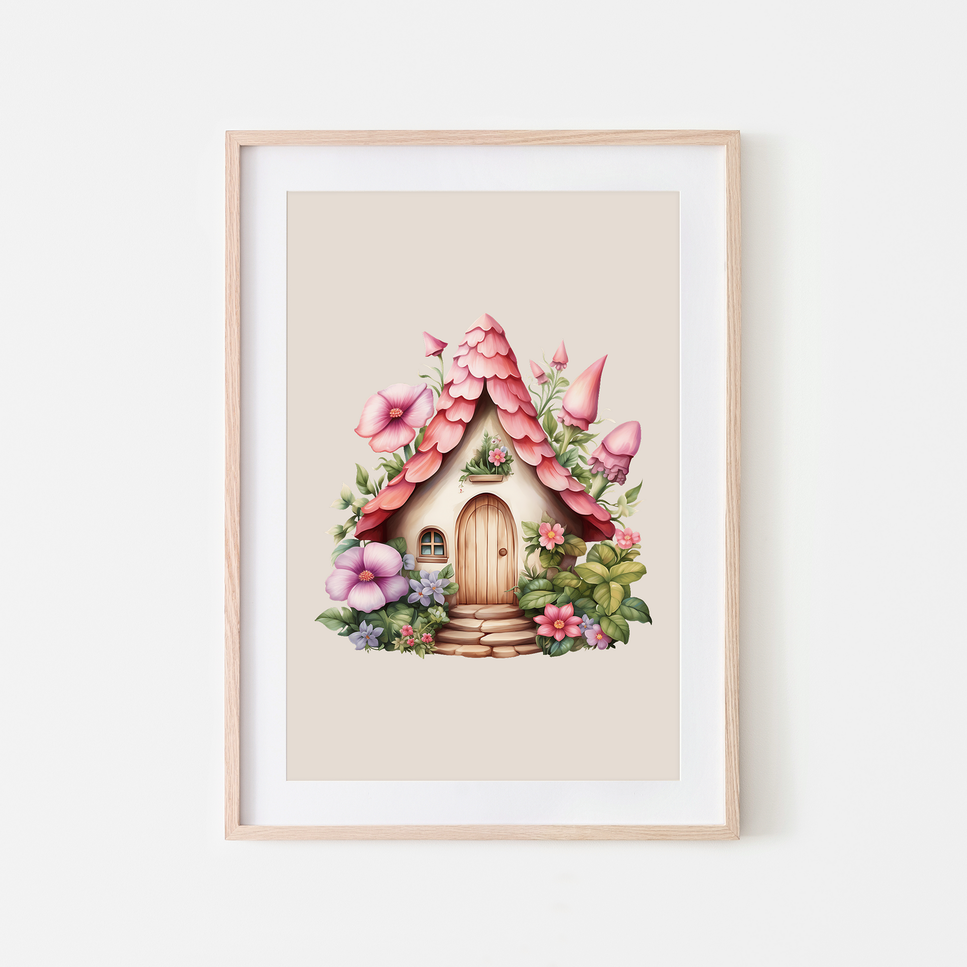 The-Petal-Palace-Woodland-Style-Fairy-House-in-Sand