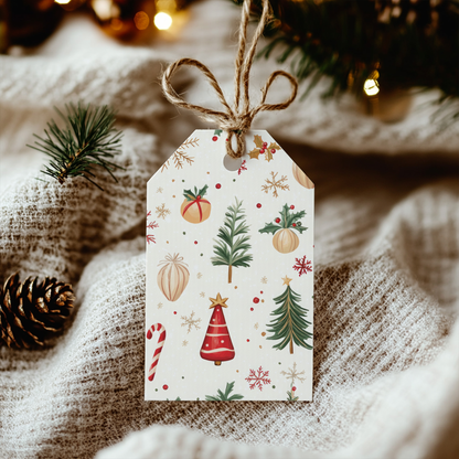 Trees-and-Ornaments-Traditional-Pattern-Gift-Tags-Free-Printable