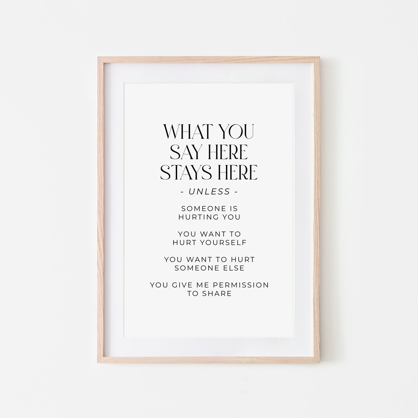 What-You-Say-Here-Stays-Here-Counselling-Wall-Art-in-White