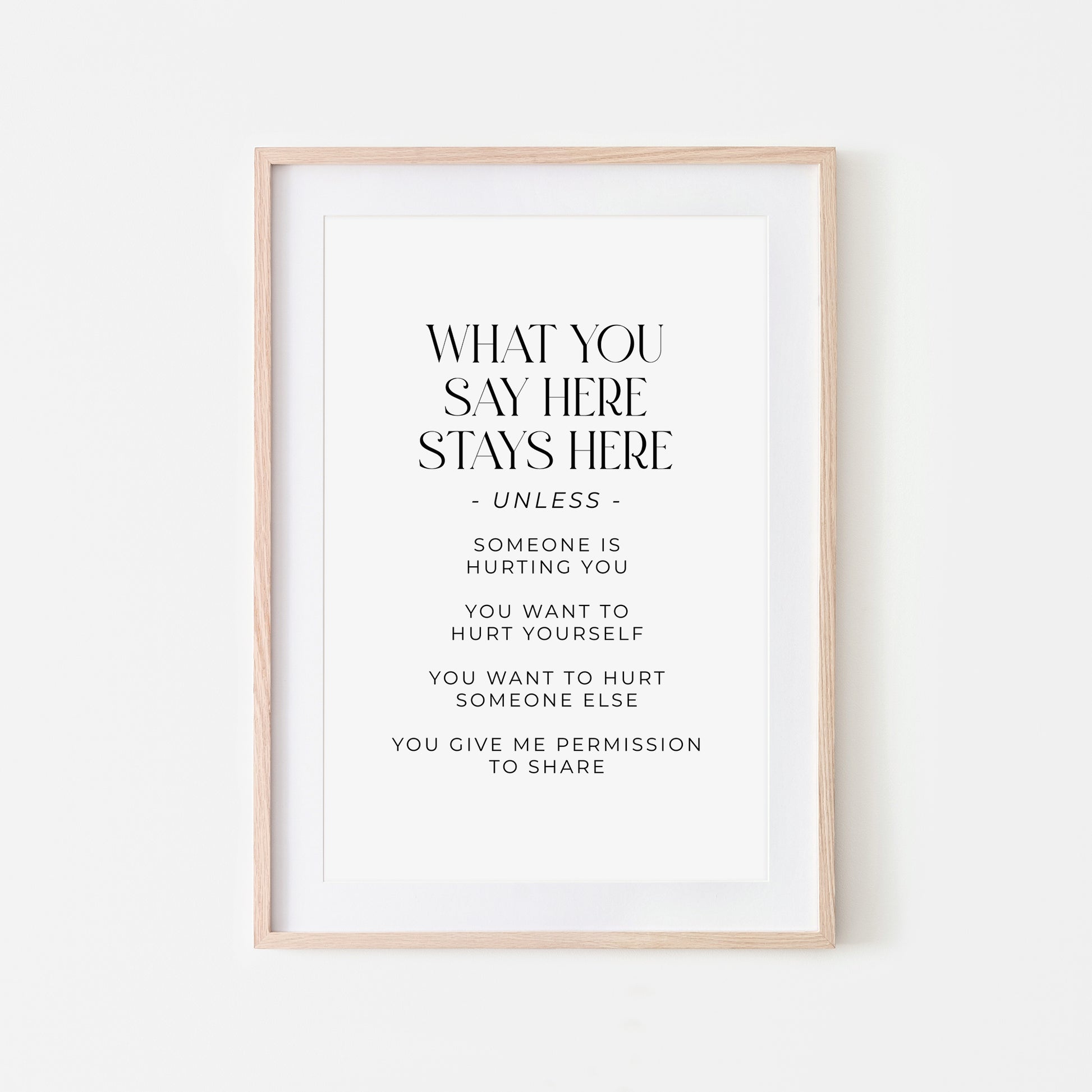 What-You-Say-Here-Stays-Here-Counselling-Wall-Art-in-White