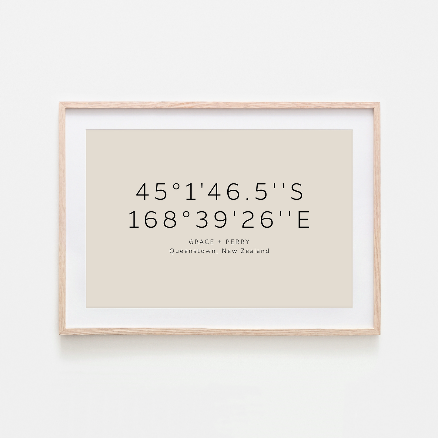 Where-Coordinates-Custom-Print-in-Black-on-Sand