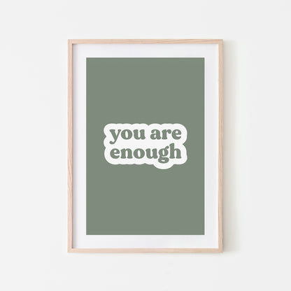 You-Are-Enough-Affirmation-Print-Eucalyptus-Website-Main-Image