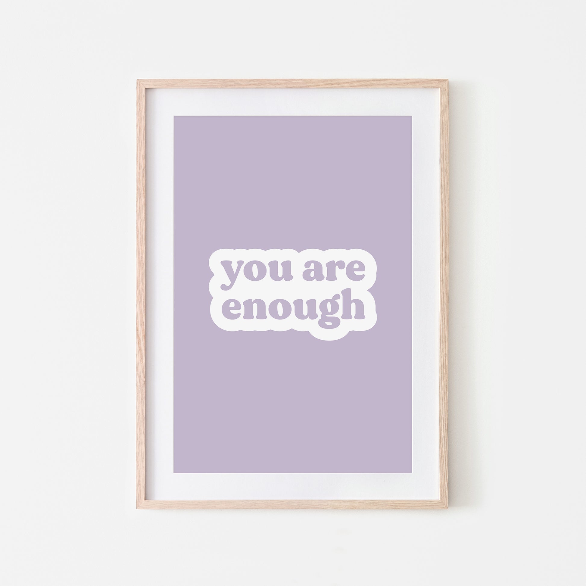 You-Are-Enough-Affirmation-Print-Lavender-Website-Main-Image