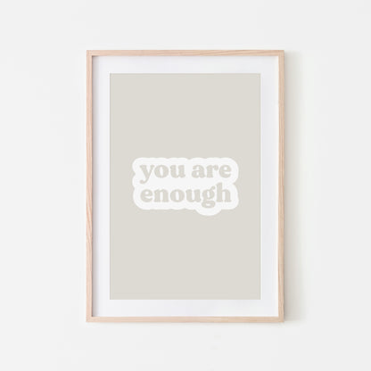 You-Are-Enough-Affirmation-Print-Linen-Website-Main-Image