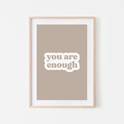 You-Are-Enough-Affirmation-Print-Truffle-Website-Main-Image