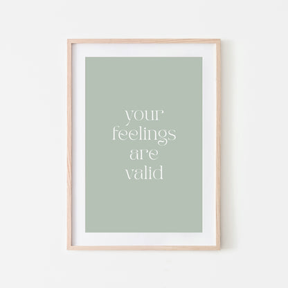 Your-Feelings-Are-Valid-Quote-Wall-Art-in-Mist