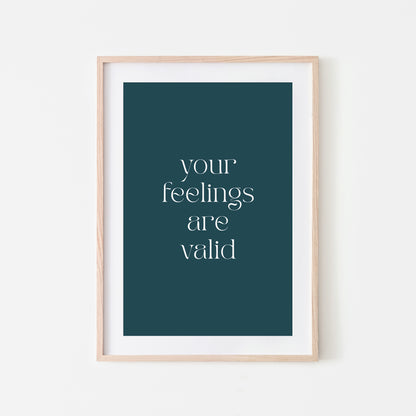 Your-Feelings-Are-Valid-Quote-Wall-Art-in-Navy