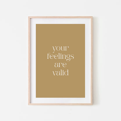 Your-Feelings-Are-Valid-Quote-Wall-Art-in-Wheat